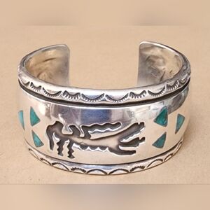 SOLD....Beautiful vintage native american cuff bracelet